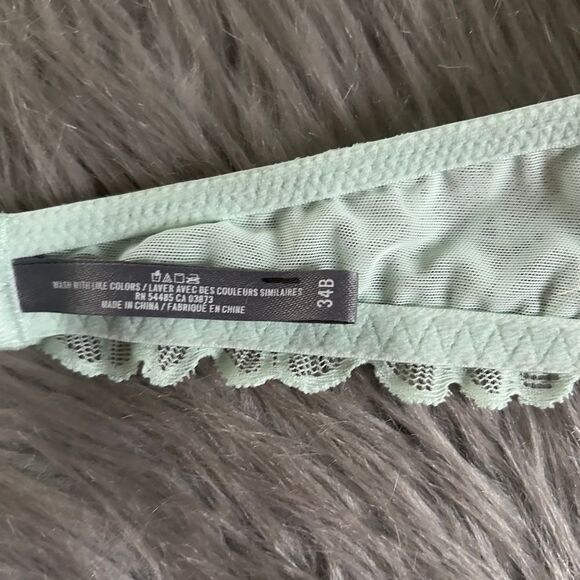 Aerie Lightly Lined Bra‎ Womens Size 34B Halter Top Strap Underwire Back Closure - Picture 8 of 8